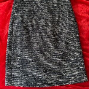 Banana Republic Black and White Pencil Skirt with Zipper